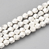 Electroplate Non-magnetic Synthetic Hematite Beads Strands G-T114-26A-2