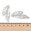 304 Stainless Steel Pendants STAS-WH0033-06P-4