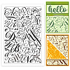 Custom PVC Plastic Clear Stamps DIY-WH0618-0158-1