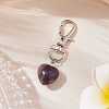 Natural Amethyst Pendant Decorations HJEW-JM02908-04-2