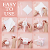 Square Paper Wedding Candy Storage Boxes with Ribbon LS-AJEW-WH0609-744B-3
