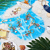 20Pcs Alloy Enamel Pendant Keychain KEYC-SC00032-4