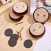 Wood Round Furniture Legs FIND-WH0199-412C-5