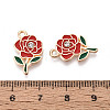 Alloy Rhinestone & Enamel Pendants ENAM-T024-63A-G-3