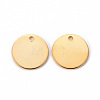 201 Stainless Steel Stamping Blank Tag Pendants LS-STAS-T058-12mm-G-2