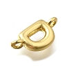 Brass Connector Charms KK-P295-01G-D-2