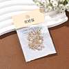 SHEGRACE Brass Pave Cubic Zirconia Rectangle Connector Charms XGRQ2O964-438B-G-6