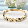 304 Stainless Steel Enamel Hinged Bangles for Women BJEW-B168-04G-01-2