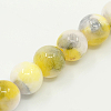 Natural Persian Jade Beads Strands G-D434-6mm-26-1
