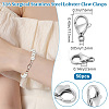 50Pcs 316 Surgical Stainless Steel Lobster Claw Clasps STAS-BBC0006-04-2