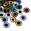 Printed Transparent Glass Cabochons GL-CBAA22A-04-1