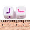 Opaque Acrylic Enamel European Beads AC-ACBA1794-04J-3