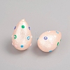 Paint Sprayed Shell Pearl Beads BSHE-I010-09D-2