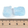 Transparent Spray Paint Glass Beads GLAA-H035-01E-3