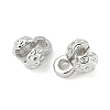 Flower Brass Bead Tips KK-M326-10P-3