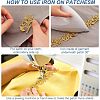  2Pair 2 Style Polyester Embroidery Costume Accessories DIY-NB0007-16-3