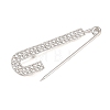 Crystal Rhinestone Safety Pin Brooches JEWB-A040-01B-P-3