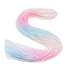 Transparent Gradient Color Glass Beads Strands GLAA-G101-2mm-06-2