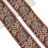 5Yards Flower Pattern Ethnic Style Embroidery Floral Polyester Ribbons OCOR-GA0003-07A-1