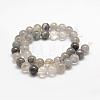 Natural Cloudy Quartz Beads Strands G-E376-6mm-01-3