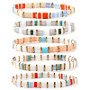 5Pcs Glass Seed Beads Stretch Bracelets for Women MI7337-1-1