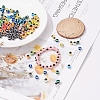250Pcs 10 Colors Resin Beads RESI-YW0001-05-6