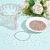 3000Pcs Brass Crimp Beads KK-PA0001-23-4