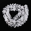 Natural Quartz Crystal Beads Strands G-D091-A25-2