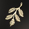 Iron Leafy Branch Filigree Big Pendants IFIN-P003-06-1