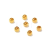 Brass Crimp Beads KK-L019-G-2