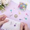 54Pcs Alloy Enamel Pendant Decorations HJEW-HY0001-25-3