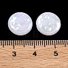 Plating Opaque Acrylic Imitation Shell Beads OACR-P039-09A-3