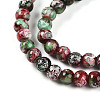 Baking Painted Glass Beads Strands DGLA-N003-4mm-A09-3