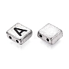 Plating Acrylic Beads PACR-Q010-04AS-3