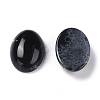 Oval Natural Dyed & Heated Black Agate Cabochons X-G-K020-18x13mm-01-4