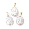 Natural Nucleated Baroque Keshi Pearl Pendants PALLOY-JF05470-01-1