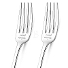 Globleland 1 Set 2Pcs 304 Stainless Steel Fork AJEW-GL0001-19-057-1