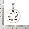 304 Stainless Steel Pendants STAS-F363-08A-AS-3