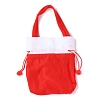 Fabric Drawstring Gifts Bags AJEW-F052-01-2