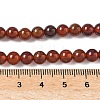 Natural Orange Garnet Beads Strands G-G271-B01-6mm-5