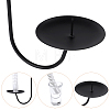Iron Candle Holders AJEW-WH0410-249-3