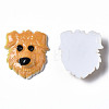 Resin Puppy Cabochons X-RESI-T031-37-3