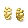 Ion Plating(IP) 304 Stainless Steel Stud Earrings EJEW-I281-09G-1