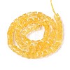 Crackle Transparent Glass Beads Strands GLAA-N062-6mm-04-2