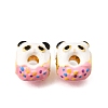 Alloy Enamel European Beads MPDL-F020-11C-MG01-1