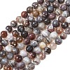 Natural Botswana Agate Beads Strands G-G453-B01-8mm-2