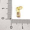 Rack Plating Brass Micro Pave Cubic Zirconia Charms KK-F881-03G-08-3