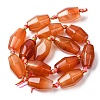 Natural Red Agate Beads Strands G-P605-K01-01A-3