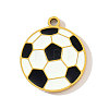 304 Stainless Steel Enamel Pendants STAS-OY003-18G-3