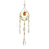Brass Sun Moon Star Suncatcher HJEW-TA00497-2